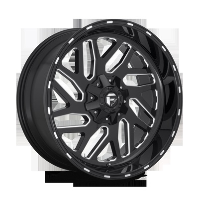 FUEL Off-Road Triton D581 Wheel, 22x10 with 8 on 6.5 Bolt Pattern - Gloss Black Milled - D58122008247